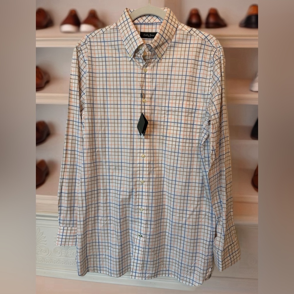 Bobby Jones Men’s Size Medium 100% Casual Cotton Button Down Shirt New